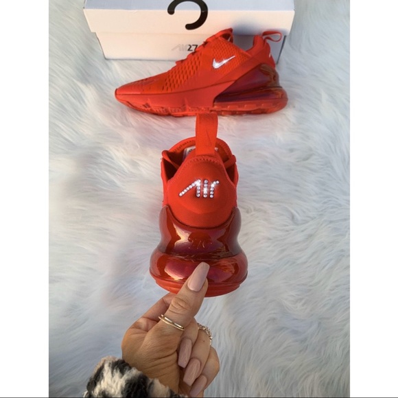 ⚡️Custom Nike Air Max 270 Shoes (Red)⚡️ - Picture 2 of 4